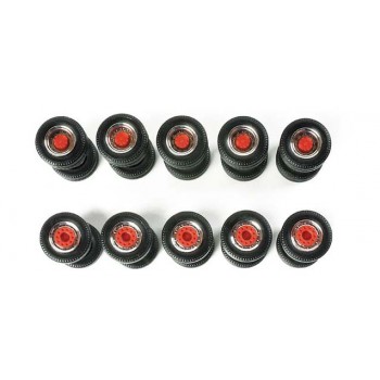 Herpa 052603 Radsatz Medi f. Zgm.(chr/rot Herpa 052603 Radsatz Medi f. Zgm.(chr/rot