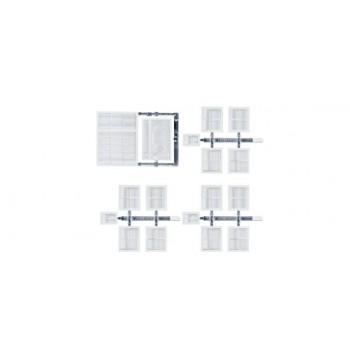 Herpa 053228 Fenster/Turen Fertighaus Rohbau