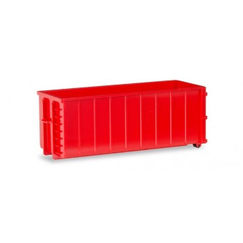 Herpa 053884 Abrollmulden gerippt, rood (2 st.) Herpa 053884 Abrollmulden gerippt, rood (2 st.)