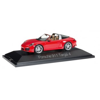 Herpa 071147 Porsche 911 Targa 4, indischrot (1:43)