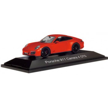 Herpa 071468 Porsche 911 Carrera 4 GTS, oranje