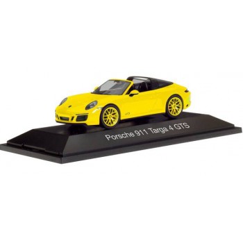 Herpa 071499 Porsche 911 Targa 4 GTS, geel
