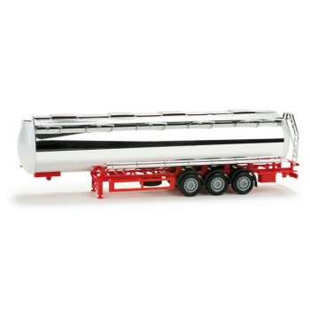 Herpa 076180 Lebensmittelchromtank-Auflieger, unbedruckt Herpa 076180 Lebensmittelchromtank-Auflieger, unbedruckt