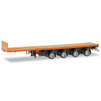 Herpa 076203007 Nooteboom Teletrailer 4a, oranje Herpa 076203007 Nooteboom Teletrailer 4a, oranje