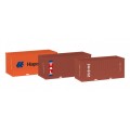 Herpa 076432-003 3x 20ft. Container Hapag Lloyd, TAL, Triton 1:87