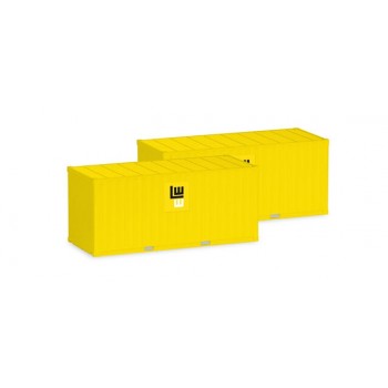 Herpa 076814 Container 20 ft. Leonhard Weiss (2 st.) 1:87