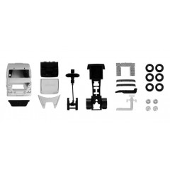 Herpa 084406 Mercedes Benz Actros, wit (1:120)