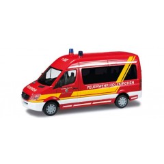Herpa 090889 Mercedes Benz Sprinter MTW Feuerwehr Holzkirchen