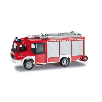 Herpa 091367 Mercedes Benz Atego ´10 Z-Cab Feuerwehr Ansbach-Schalkhausen