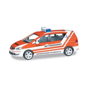 Herpa 091886 VW Sharan NEF Volkswagen Gesundheitswesen