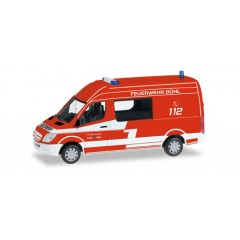 Herpa 092425 Mercedes Benz Sprinter Halbbus Feuerwehr Buhl (1:87)
