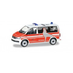 Herpa 092876 VW T6 Notarzt Feuerwehr Wolfsburg 1:87