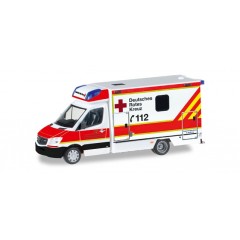 Herpa 093217 Mercedes Benz Sprinter Fahrtec DRK Stuttgart 1:87
