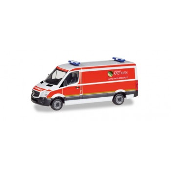 Herpa 093354 Mercedes Benz Sprinter Katastr. Freistaat Sachsen 1:87