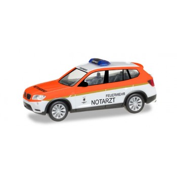 Herpa 093378 BMW X3 Feuerwehr München/Notarzt 1:87