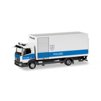 Herpa 093538 Mercedes Benz Atego Polizei Hamburg Entscharfer 1:87