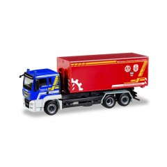 Herpa 093699 MAN TGS L E6 W.-LKW THW Dachau/Feuerwehr Landkreis Dachau
