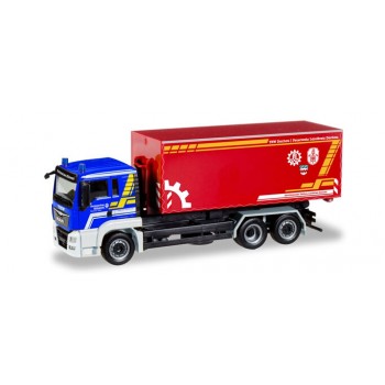 Herpa 093699 MAN TGS L E6 W.-LKW THW Dachau/Feuerwehr Landkreis Dachau Herpa 093699 MAN TGS L E6 W.-LKW THW Dachau/Feuerwehr Landkreis Dachau