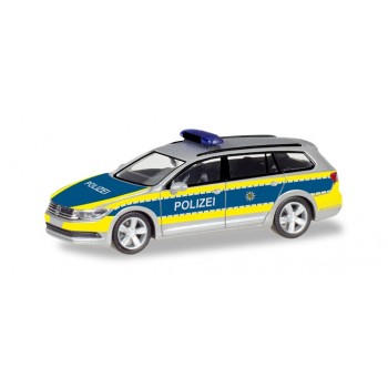 Herpa 093828 VW Passat Variant B8 Polizei Sachsen