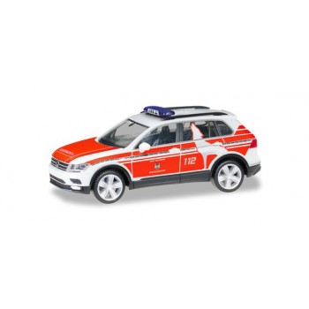 Herpa 095273 VW Tiguan Notarztfahrzeug Feuerwehr Wolfsburg