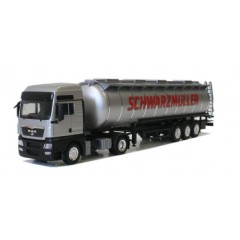 Herpa Exclusief MAN TGX XXL met jumbo tanker "Schwarzm&uuml;ller"