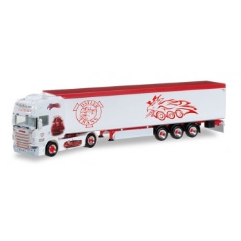 Herpa 305808 Scania R Schubboden-Sattelzug Datler (1:87) Herpa 305808 Scania R Schubboden-Sattelzug Datler (1:87)
