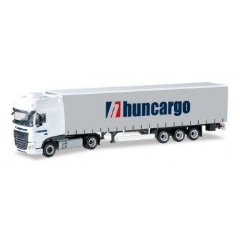 Herpa 307154 DAF XF SSC Euro 6 GardinenplanenSattelzug "Huncargo" (HU) 1:87