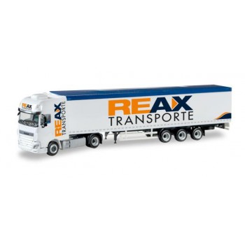 Herpa 307260 DAF XF SSC SchubbodenSattelzug "REAX" 1:87 Herpa 307260 DAF XF SSC SchubbodenSattelzug "REAX" 1:87