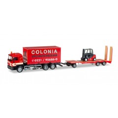 Herpa 308182 MAN F90 container, TU3 + heftruck Colonia 1:87