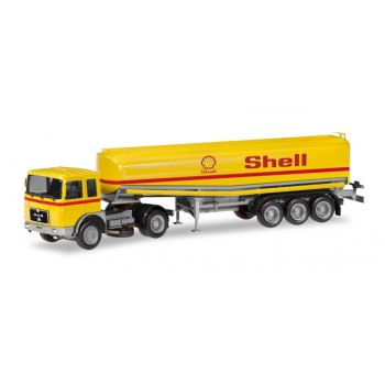 Herpa 309271 MAN F8 Benzintank Sz. Shell (NL)