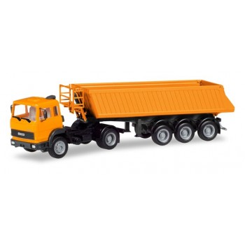 Herpa 309356 Iveco Magirus 6x4 Bau.Sz., oranje