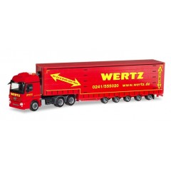 Herpa 309431 Mercedes Benz Actros L 6x4 M.Sz. Wertz Aachen