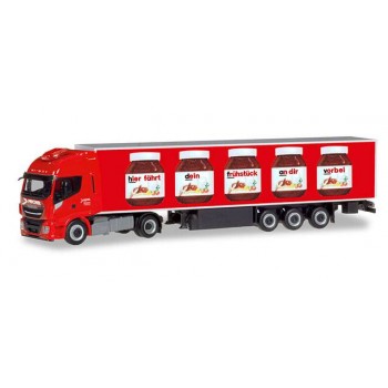 Herpa 310031 Iveco Stralis Hi-Way XP K.Sz. Nutella / Spedition Michel