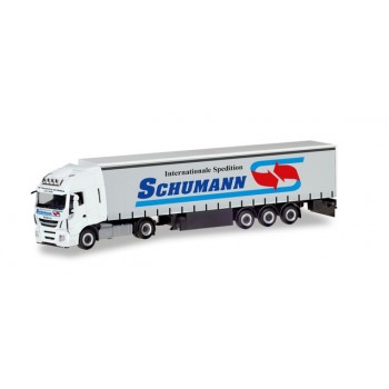 Herpa 310048 Iveco Stralis XP G.Sz. Spedition Schumann Herpa 310048 Iveco Stralis XP G.Sz. Spedition Schumann