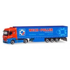 Herpa 310314 Mercedes Benz Actros B. G.Sz. Weck + Poller