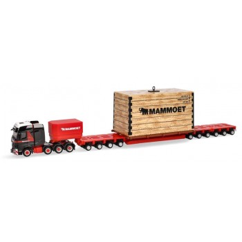 Herpa 319201 Mercedes Benz Actros SLT Schw.Sz. + kist Mammoet (NL) - 1:87