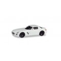 Herpa 420501 Mercedes Benz SLS AMG (zwarte velgen) wit