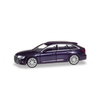Herpa 430647-002 Audi A6 Avant, blauw metallic
