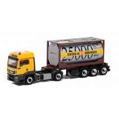 Herpa MAN TGS 20ft. Bertschi "25.000 Container"