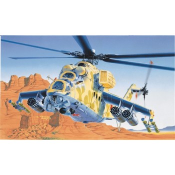 Italeri 0014 Helicopter MIL-24 HIND D/E bouwpakket 1:72