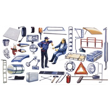 Italeri 0764 Truck shop accessoires Italeri 0764 Truck shop accessoires
