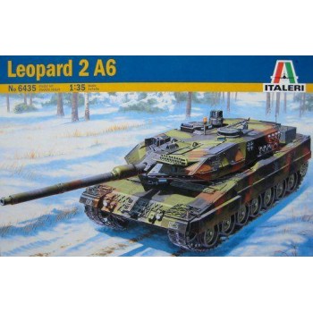 Italeri 6435 Leopard 2A6 Inclusief Nederlandse decals Bouwpakket 1:35 Italeri 6435 Leopard 2A6 Inclusief Nederlandse decals Bouwpakket 1:35