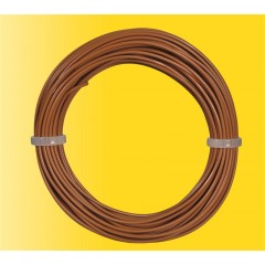 Viessmann 6865 Rol draad 10m 0,14mm2 kern bruin Viessmann 6865 Rol draad 10m 0,14mm2 kern bruin