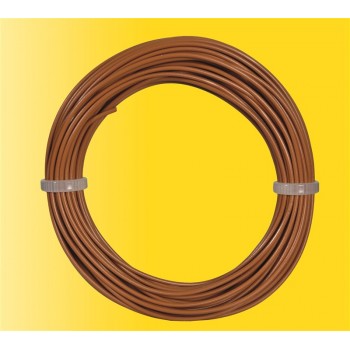 Viessmann 6865 Rol draad 10m 0,14mm2 kern bruin