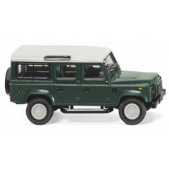 Wiking 010202 Land Rover Defender 110 groen wit dak HO 1:87