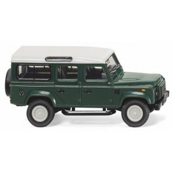Wiking 010202 Land Rover Defender 110 groen wit dak HO 1:87