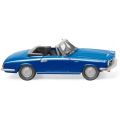 Wiking 018649 Glas BT Cabrio Blauw Wiking 018649 Glas BT Cabrio Blauw