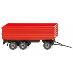 Wiking 038818 Landbouwaanhanger 3-assig rood