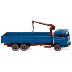 Wiking 043307 MB LP 2223 vrachtwagen met laadkraan - Blauw