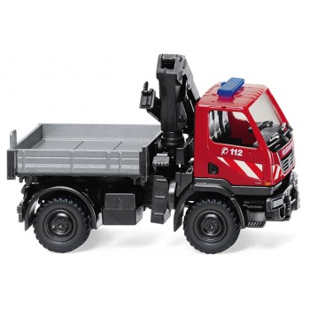 Wiking 060131 Unimog U 20 Feuerwehr met laadkraan Wiking 060131 Unimog U 20 Feuerwehr met laadkraan